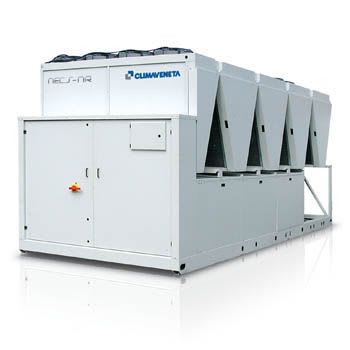 Air-cooled water chiller / for healthcare facilities 354 - 885 KW | NECS Climaveneta