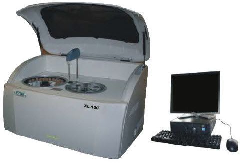 Automatic biochemistry analyzer / bench-top XL 100™ erba diagnostics Mannheim