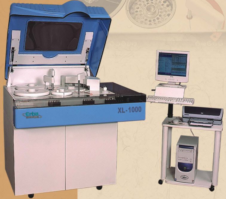 Automatic biochemistry analyzer / random access 1040 tests/h | XL-1000 erba diagnostics Mannheim