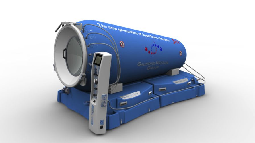 Mobile hyperbaric chamber / monoplace HEMATOCARE™ GAUMOND MEDICAL GROUP INC.