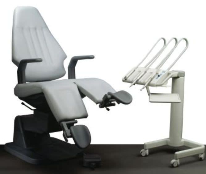 Podiatry examination chair / electrical / height-adjustable / 3-section F1 Podiatry FIMET