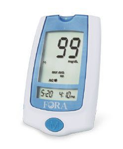 Wireless blood glucose meter 20 - 600 mg/dL | COMFORT plus G30a Foracare Suisse