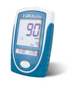 Wireless blood glucose meter / with USB port 20 - 600 mg/dL | COMFORT advance G31 Foracare Suisse
