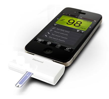 Wireless blood glucose meter 20 - 600 mg/dL | Diamond iDiamond Foracare Suisse