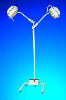 Minor surgery examination lamp / halogen / on casters BHS-175/175, 50 000/50 000 LUX FAMED Lódz