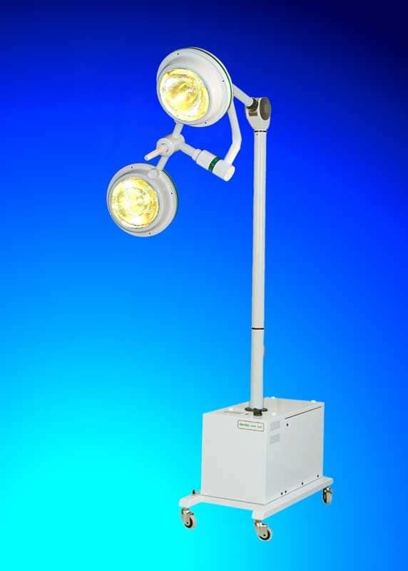 Halogen surgical light / mobile / 1-arm MEDILUX BHS-275A, 80 000 LUX FAMED Lódz