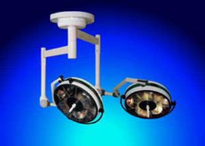 Halogen surgical light / ceiling-mounted / 2-arm BHC-302/302, 80 000/80 000 LUX FAMED Lódz