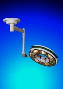 Halogen surgical light / ceiling-mounted / 1-arm BHC-702, 125 000 LUX FAMED Lódz