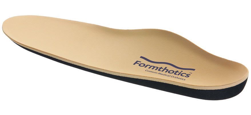 Orthopedic insoles with longitudinal arch pad / with heel pad ShockStop Formthotics™ Foot Science International