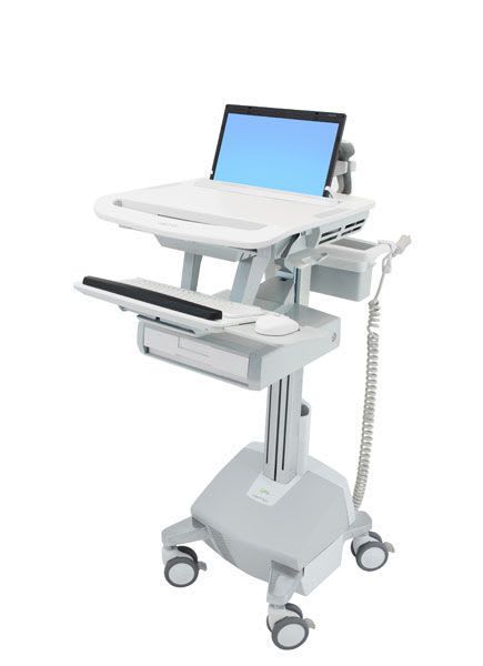 Laptop computer cart / medicine distribution / battery-powered / with drawer StyleView® SV44-1112 ergotron