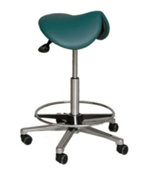 Dental stool / on casters / height-adjustable / saddle seat FD-225, FD-230, FD-245, FD-250 FINNDENT OY