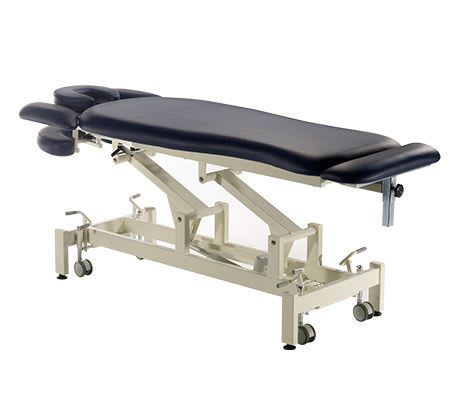 Electrical massage table / on casters / height-adjustable / 1 section H6 Everyway Medical Instruments