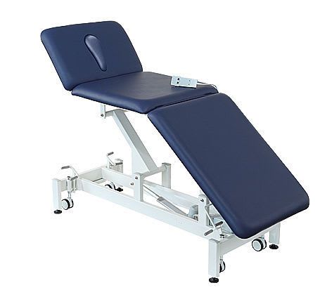 Electro-hydraulic examination table / height-adjustable / on casters / 3-section A3 Everyway Medical Instruments