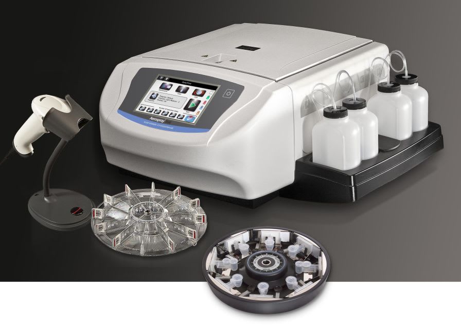Staining automatic sample preparation system / for hematology / slide Aerospray® Hematology Stat Series 2 - 7122 ELITech Group