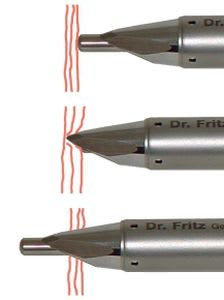 Laparoscopic trocar / with obturator / non-rounded tip / veterinary 230-161V Dr. Fritz GmbH