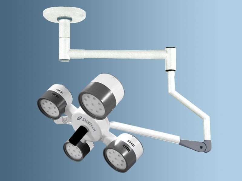 LED surgical light / ceiling-mounted / 1-arm 100 000 lux | Eco Line Enertech