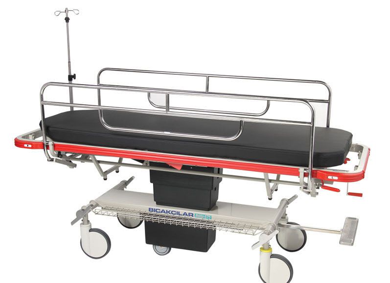 Transport stretcher trolley / height-adjustable / hydraulic / 1-section Mobiline 675 Bicakcilar