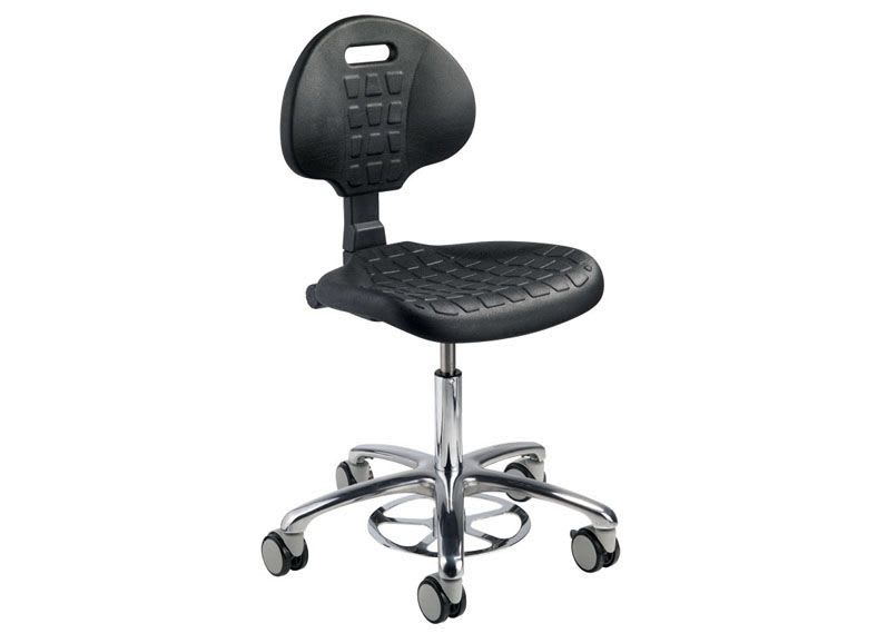 Medical stool / on casters / height-adjustable / with backrest M0B 300 0 0 Bicakcilar