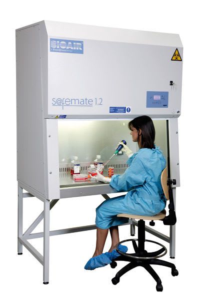 Microbiological safety cabinet with sloped sliding window S@feMate™ Series EuroClone