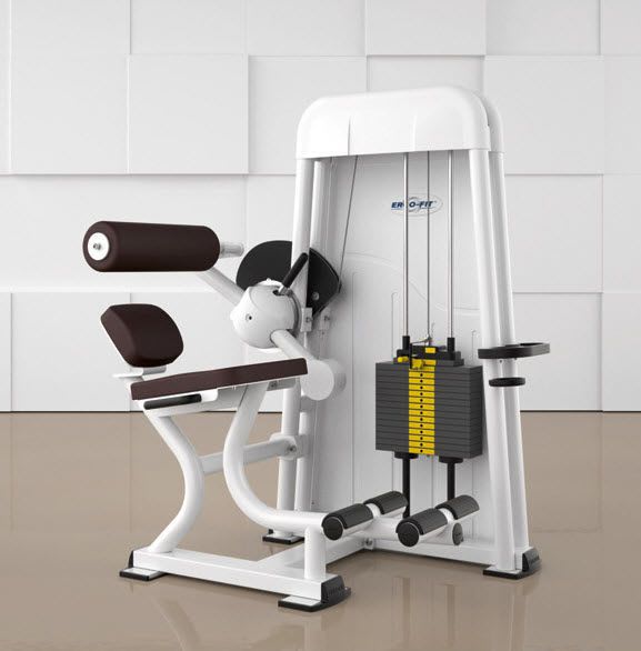 Weight training station (weight training) / abdominal crunch / traditional ABDOMINAL FLEXION 4000 ERGO-FIT