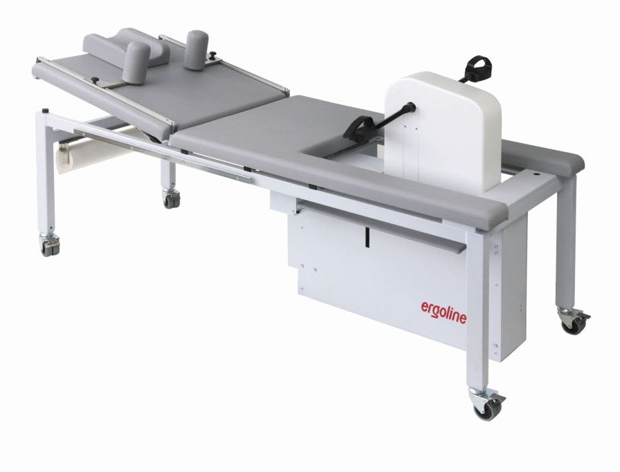 Electrical examination table / reclining / on casters / 2-section 30 - 130 rpm, 6 - 400 W | ergoselect 1100 Ergoline
