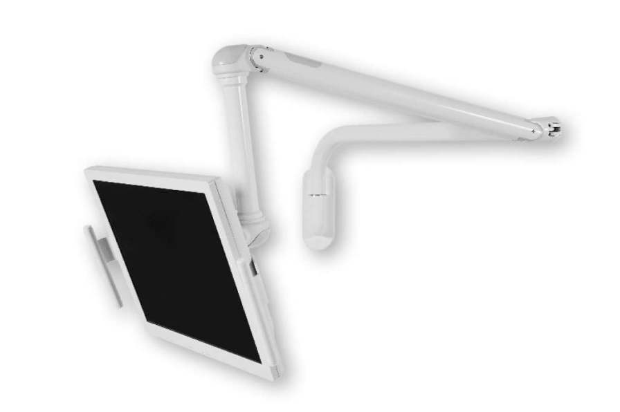 Medical monitor support arm / wall-mounted AMMON DID Plus