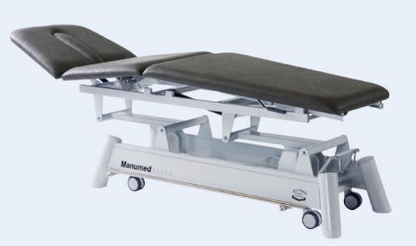 Manual massage table / height-adjustable / on casters / 3 sections Manumed Optima Enraf-Nonius