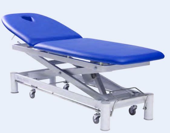 Electrical massage table / on casters / height-adjustable / 2 sections ManuXelect Enraf-Nonius