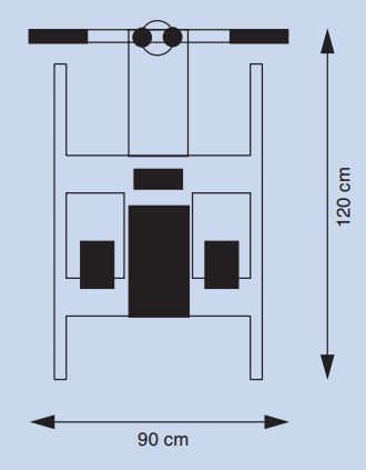 Scandinavian type rowing machine / rehabilitation 1455926 EN-DYNAMIC ROWING Enraf-Nonius