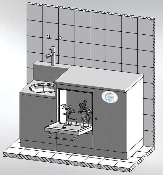 Medical washer-disinfector MASTER 1350 DT Discher Technik