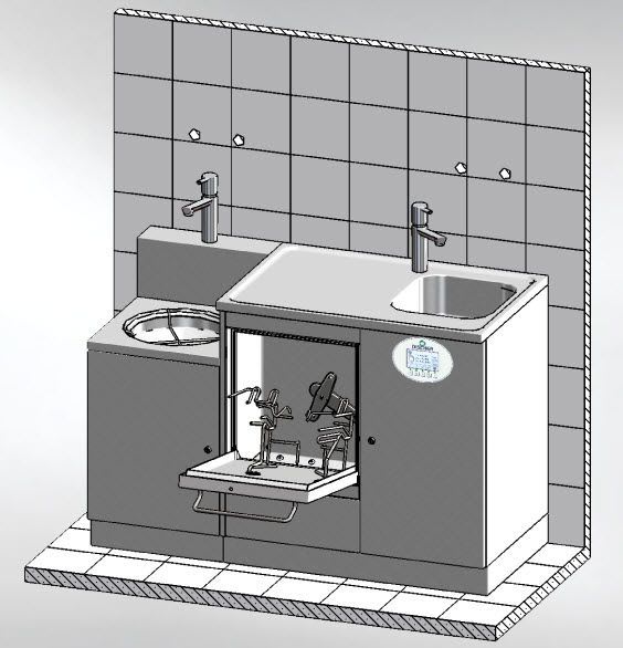 Medical washer-disinfector MASTER 1350.1 DT Discher Technik