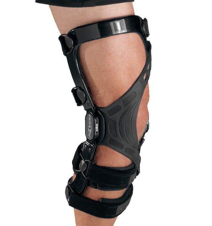 Knee orthosis (orthopedic immobilization) / knee ligaments stabilisation / patella stabilisation / articulated Trupull Advanced Attachment DonJoy