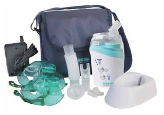 Ultrasonic nebulizer / handheld min. 0.2 mL/mn, 2.5 MHz | Silent Jet 0201 EKS International SAS