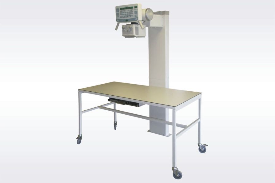 Analog veterinary X-ray radiology system / whole-body veterinary X-ray / with mobile table ZooMax Roll CONTROL-X Medical
