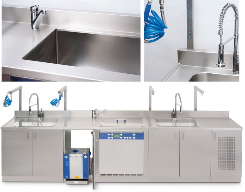 Cleaning station ultrasonic Station CSSD Elma Hans Schmidbauer