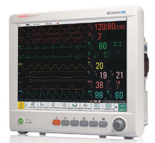 NIBP multi-parameter monitor / SpO2 / ECG / compact iM80 EDAN INSTRUMENTS