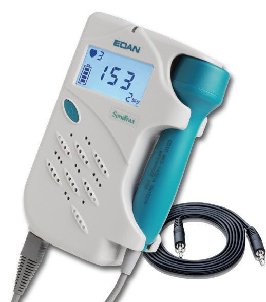 Fetal doppler / vascular / pocket / with heart rate monitor SonoTrax Basic EDAN INSTRUMENTS