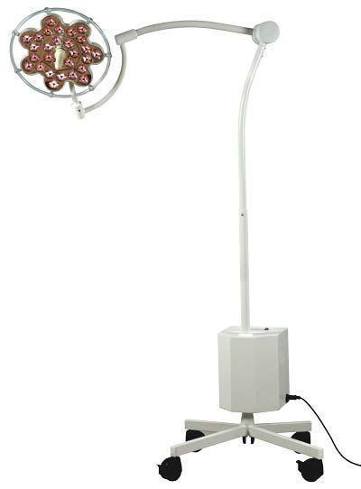 LED surgical light / battery-powered / mobile / 1-arm 100 000 lux | EMALED 300 M EMA-LED