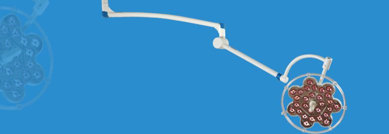 LED surgical light / ceiling-mounted / 1-arm 100 000 lux | EMALED 300 D EMA-LED