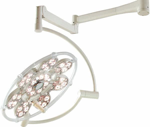 LED surgical light / ceiling-mounted / 1-arm 100 000 lux | EMALED 500, EMALED 500/500 EMA-LED