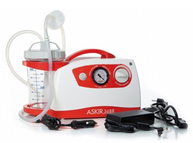 Electric mucus suction pump / handheld ASKIR 36 BR CA-MI