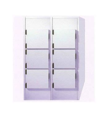 6-body refrigerated mortuary cabinet 50606V, 60606V, 70606V EIHF