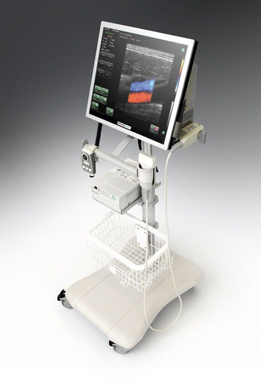 Ultrasound system / on platform, compact / for endocrine ultrasound imaging ALBIT Echo-Son