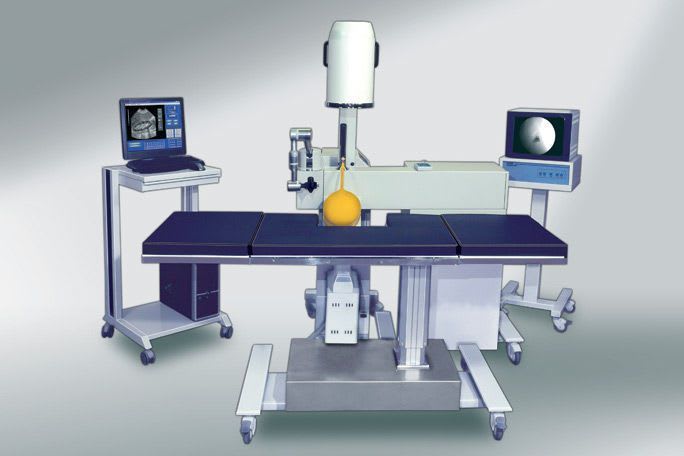 Extracorporeal lithotripter / with C-arm / with lithotripsy table MULTIMED Classic™ ELMED Lithotripsy Systems