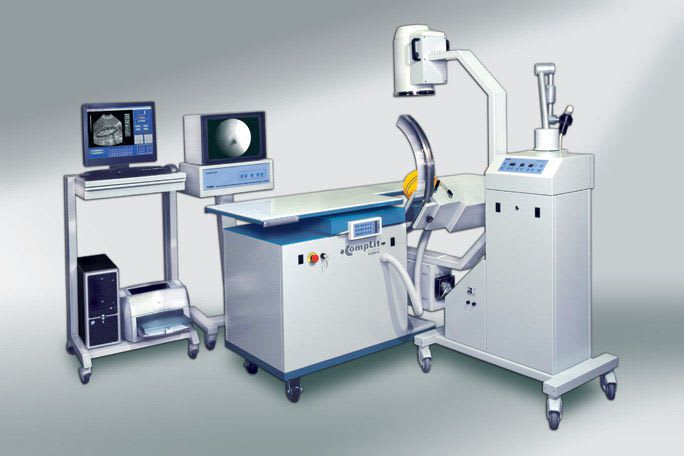 Extracorporeal lithotripter / with C-arm / with lithotripsy table COMPLIT ELMED Lithotripsy Systems
