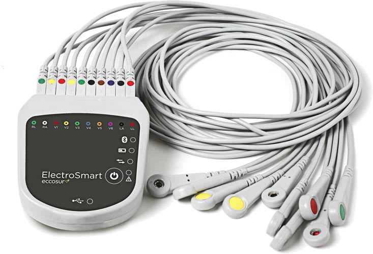 Wireless electrocardiograph / digital / 12-channel / portable ElectroSmart eccosur
