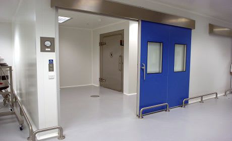 Hospital door / laboratory / sliding MF5 Dortek