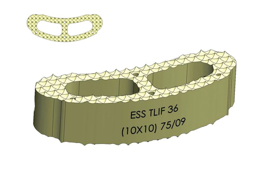 Thoraco-lumbar interbody fusion cage / anterior ELITE TLIF™ Elite Surgical