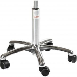 Medical stool / height-adjustable / on casters / saddle seat Pinto Global Stole