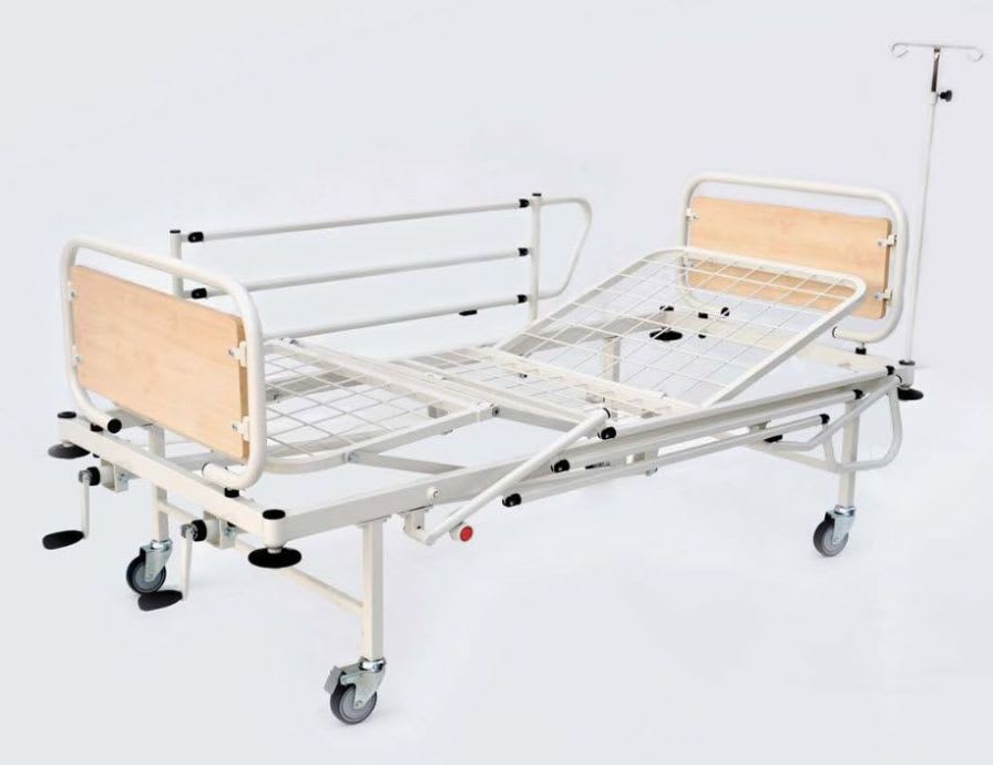 Hospital bed / on casters / 4 sections 90101216 SIMPLE 7 Dolsan Medical Equipment Industry